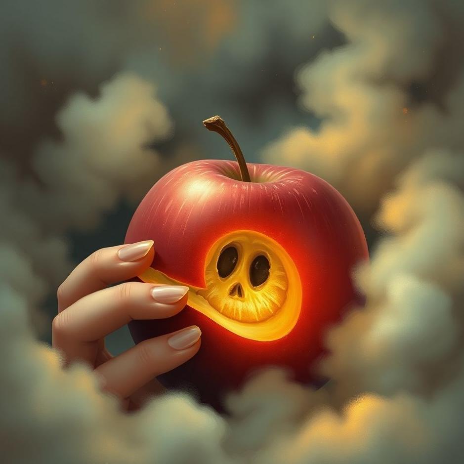 Dream : Biting a red apple in a dream