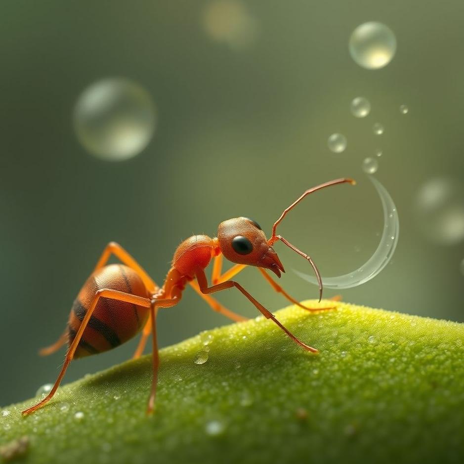 Dream : Biting an ant in a dream