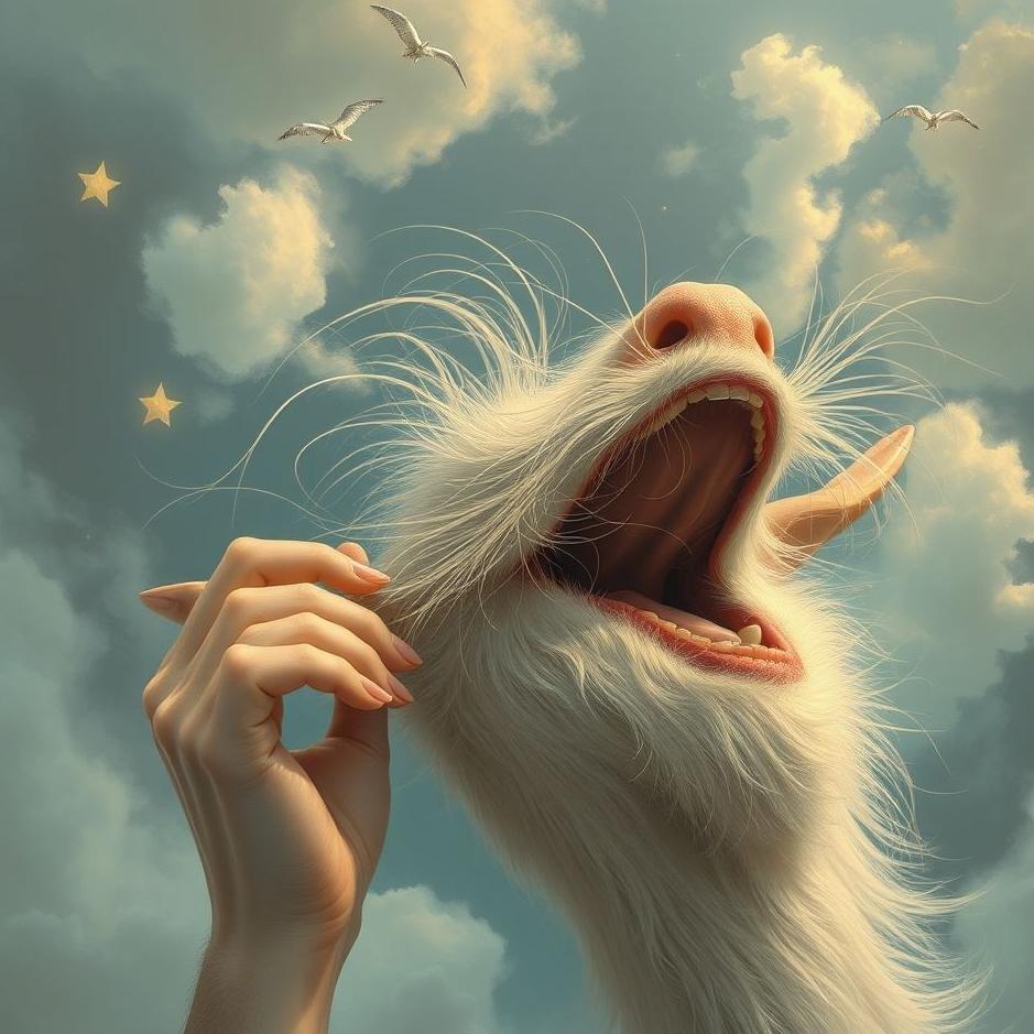 Dream : Biting hair in a dream