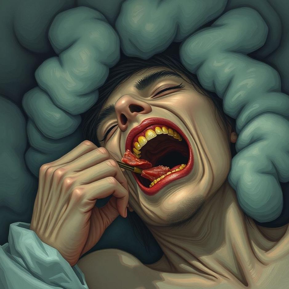 Dream : Biting human flesh in a dream