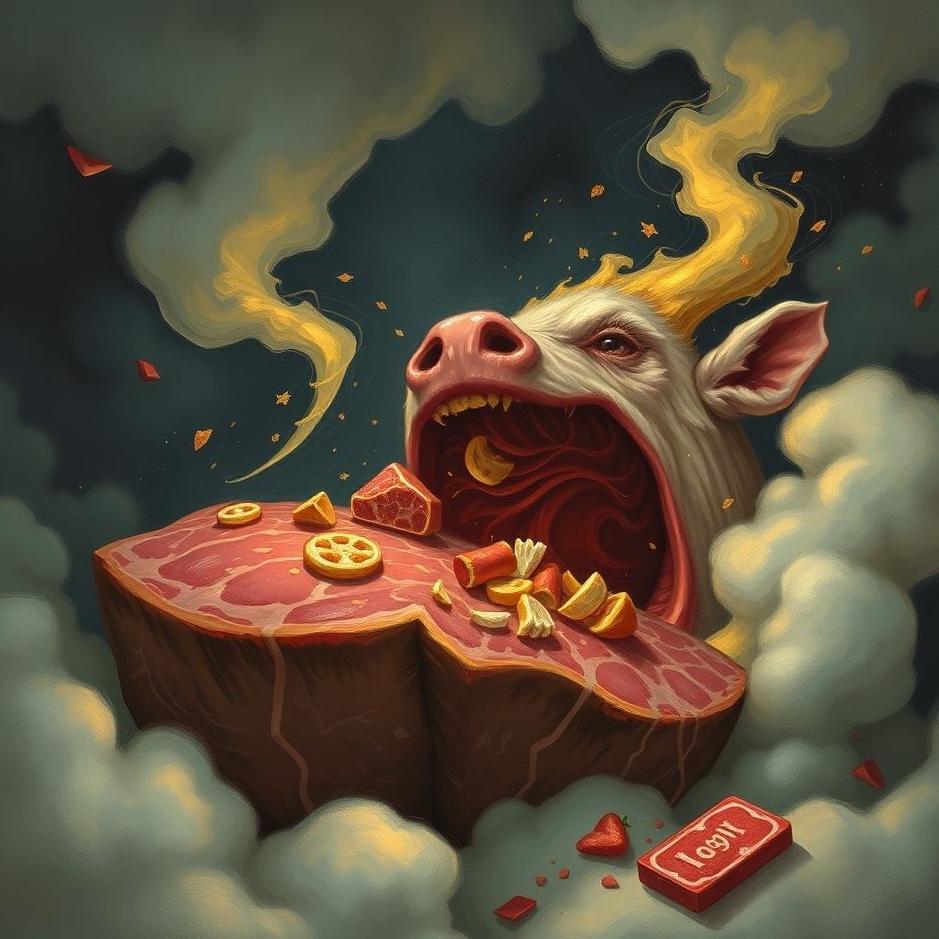 Dream : Biting meat in a dream