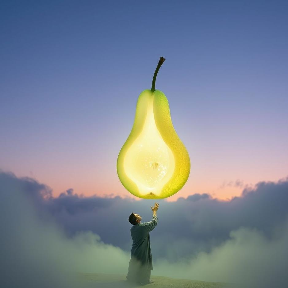 Dream : Biting pear in the dream