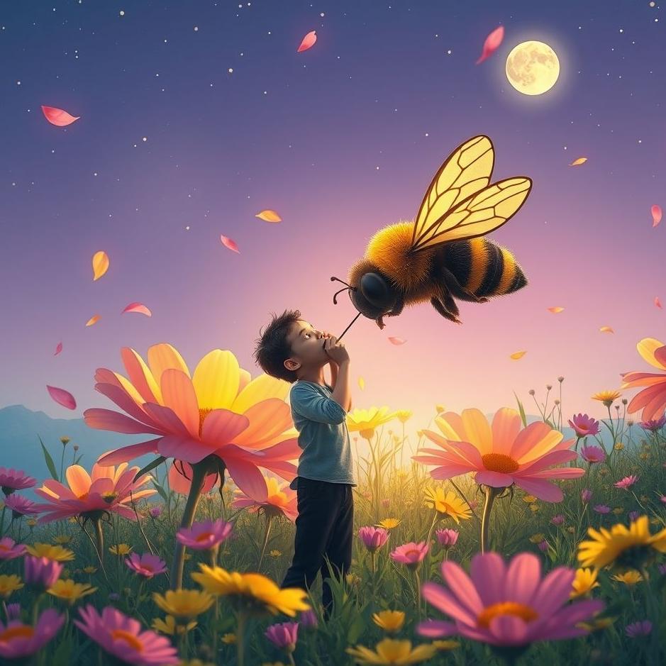 Dream : Biting the bee in the dream
