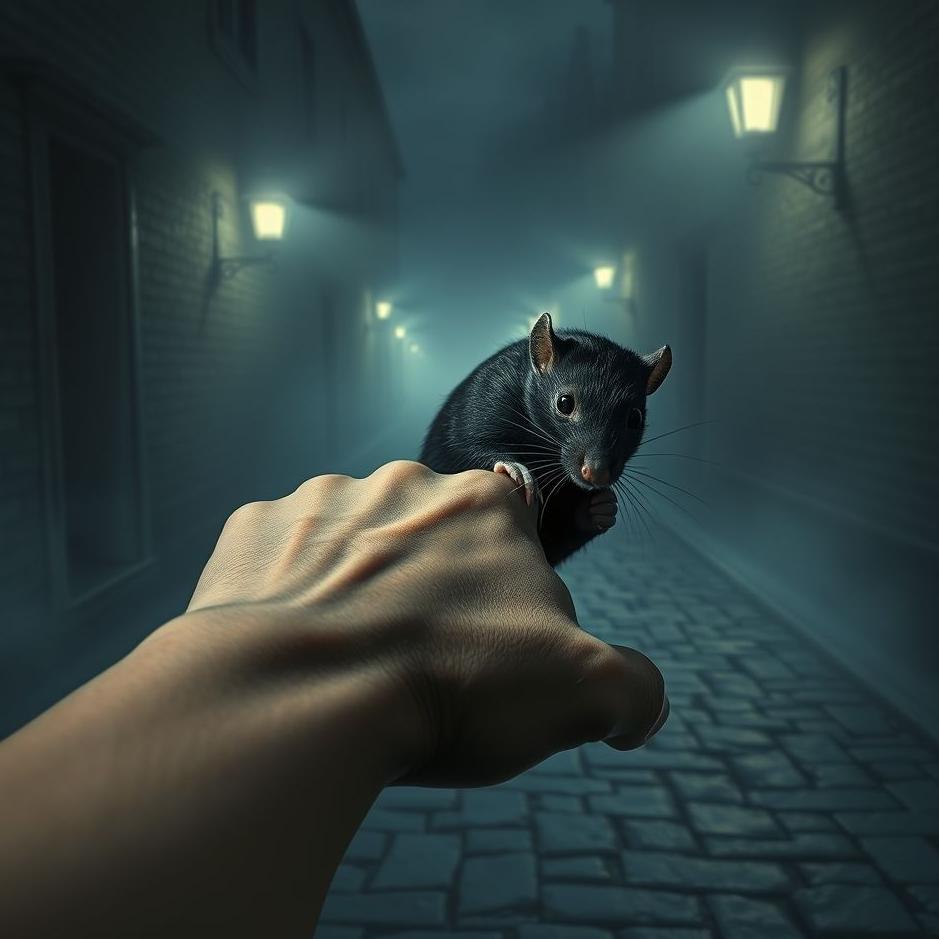 Dream : Bitten by a black rat in your dream