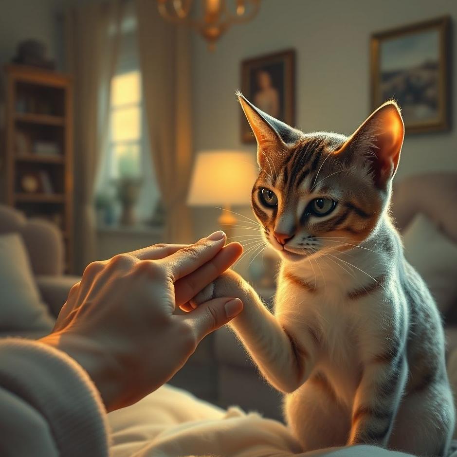 Dream : Bitten by a cat in your dream