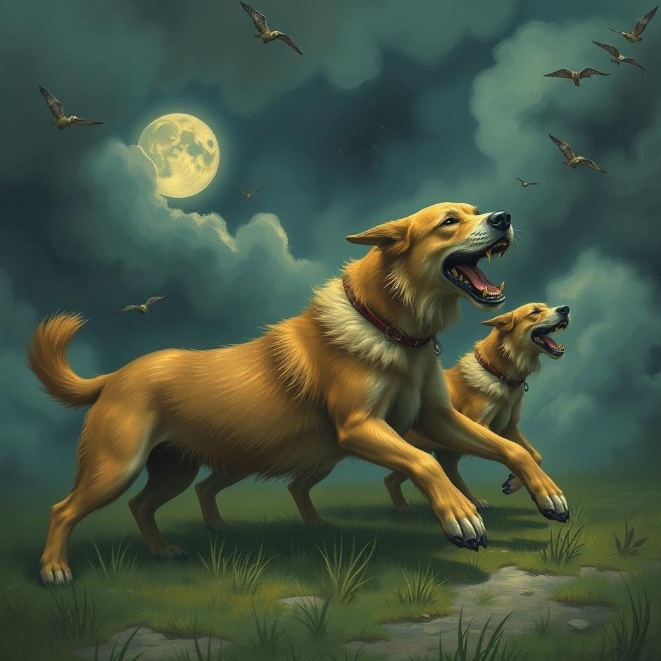 Dream : Bitten by a pack of dogs in a dream