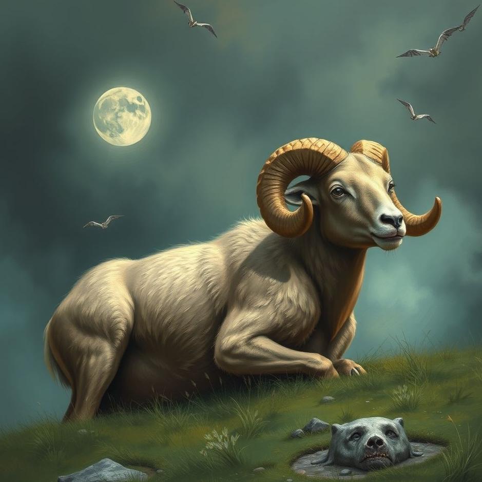 Dream : Bitten by a ram in your dream