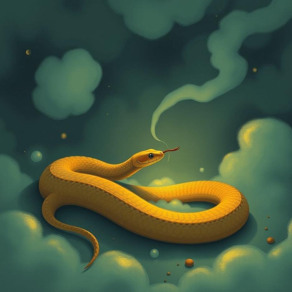 Dream : Bitten by a small snake in a dream