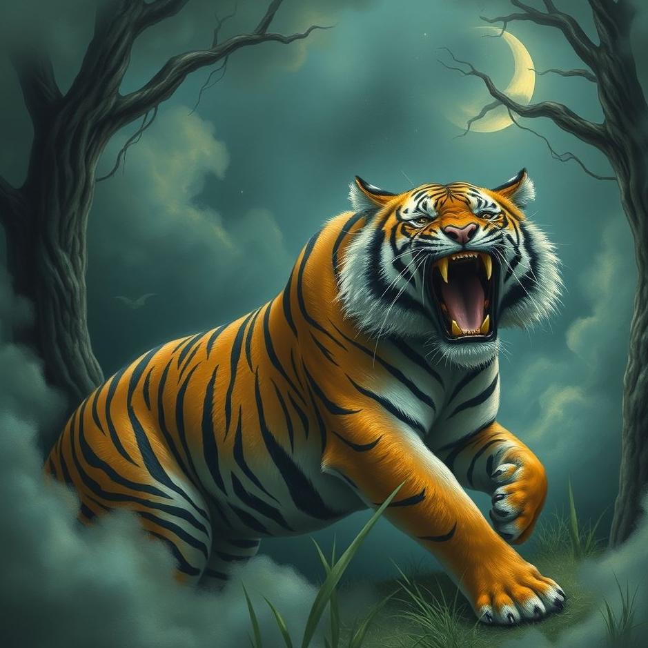 Dream : Bitten by a tiger in a dream