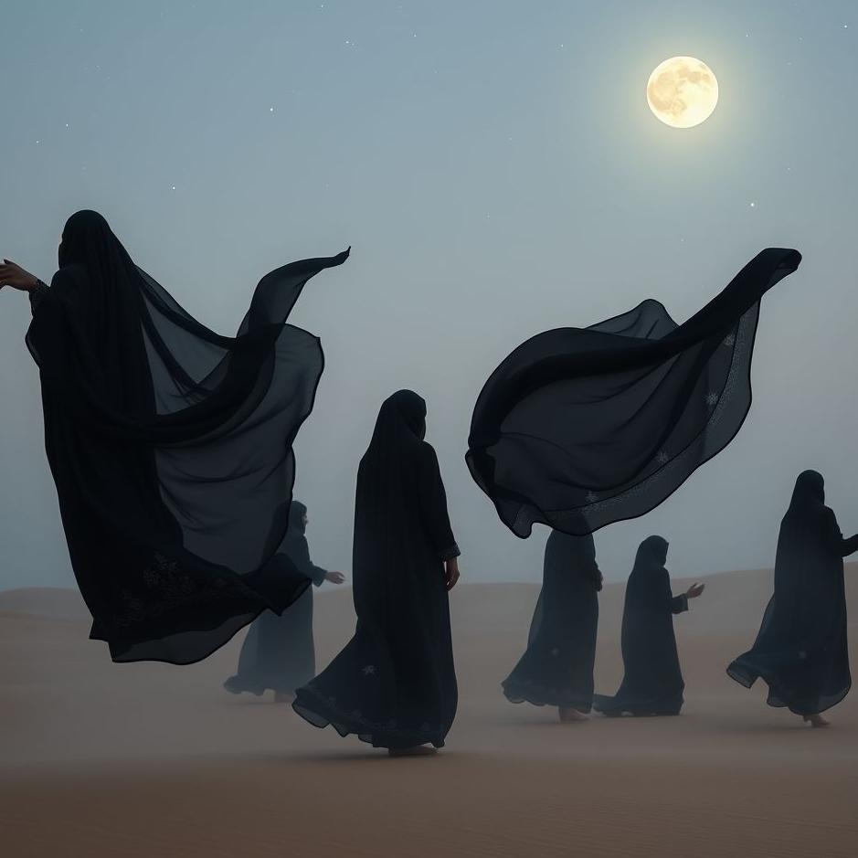 Dream : Black abayas in a dream