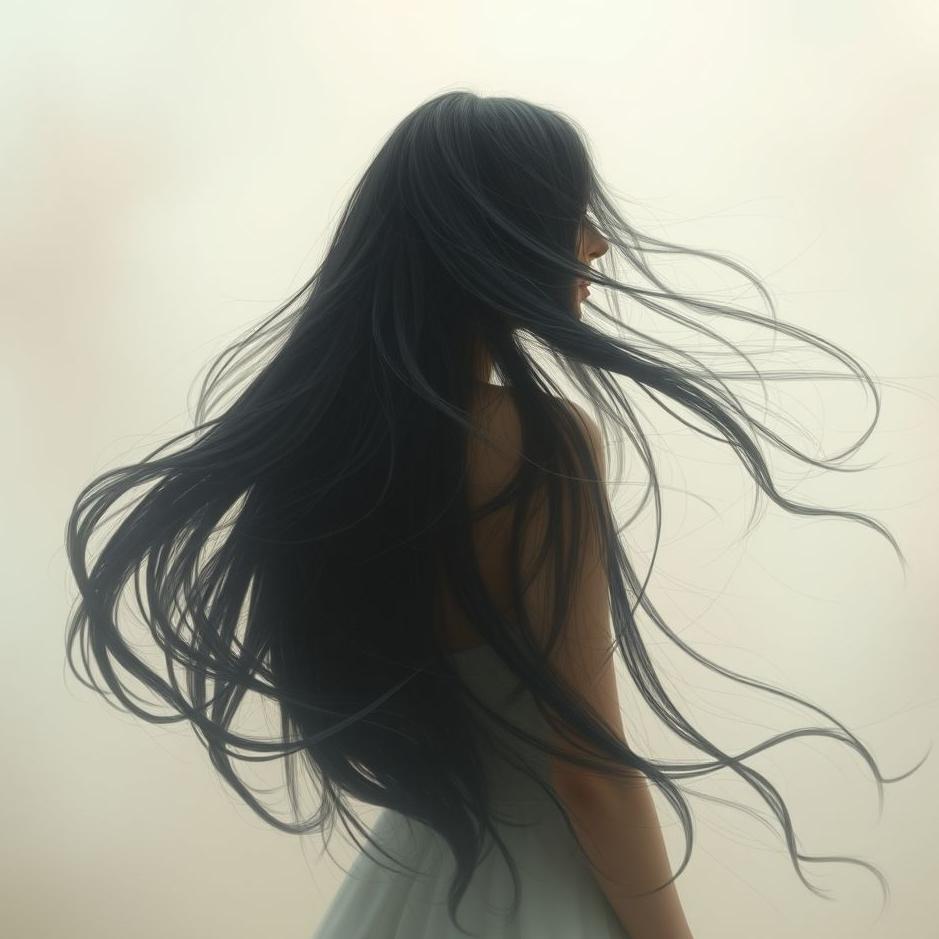 Dream : Black and long hair in a dream