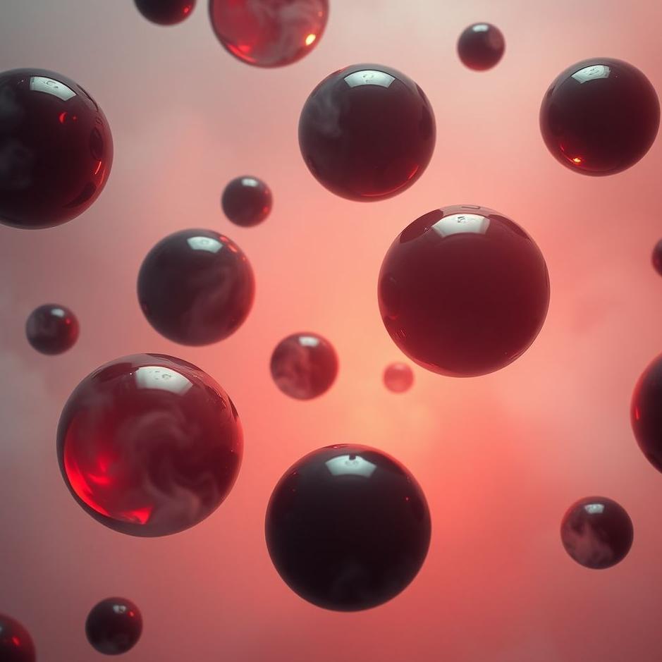 Dream : Black and red objects in a dream