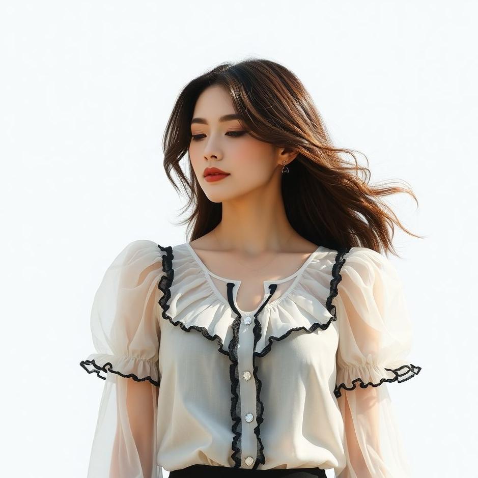 Dream : Black and white blouse in a dream