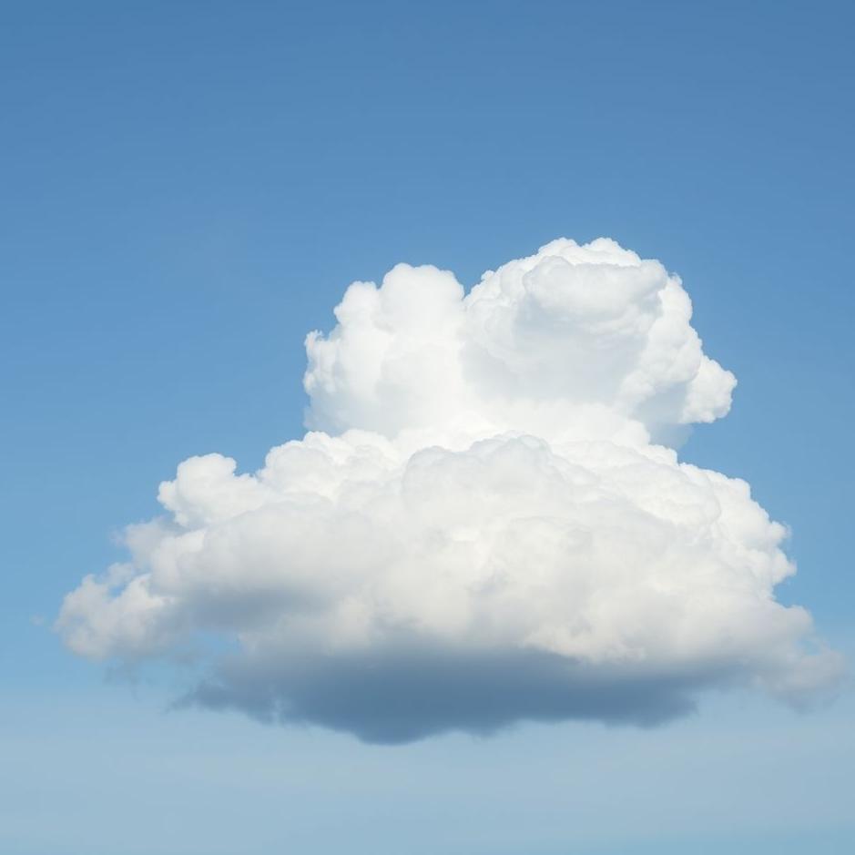 Dream : Black and white cloud in a dream