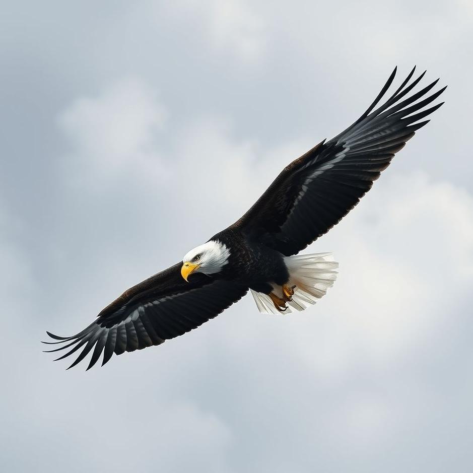 Dream : Black and white eagle in a dream