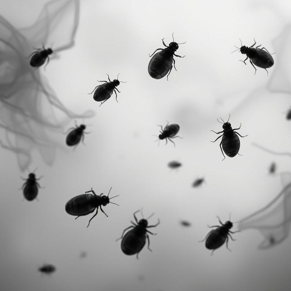 Dream : Black and white lice in a dream