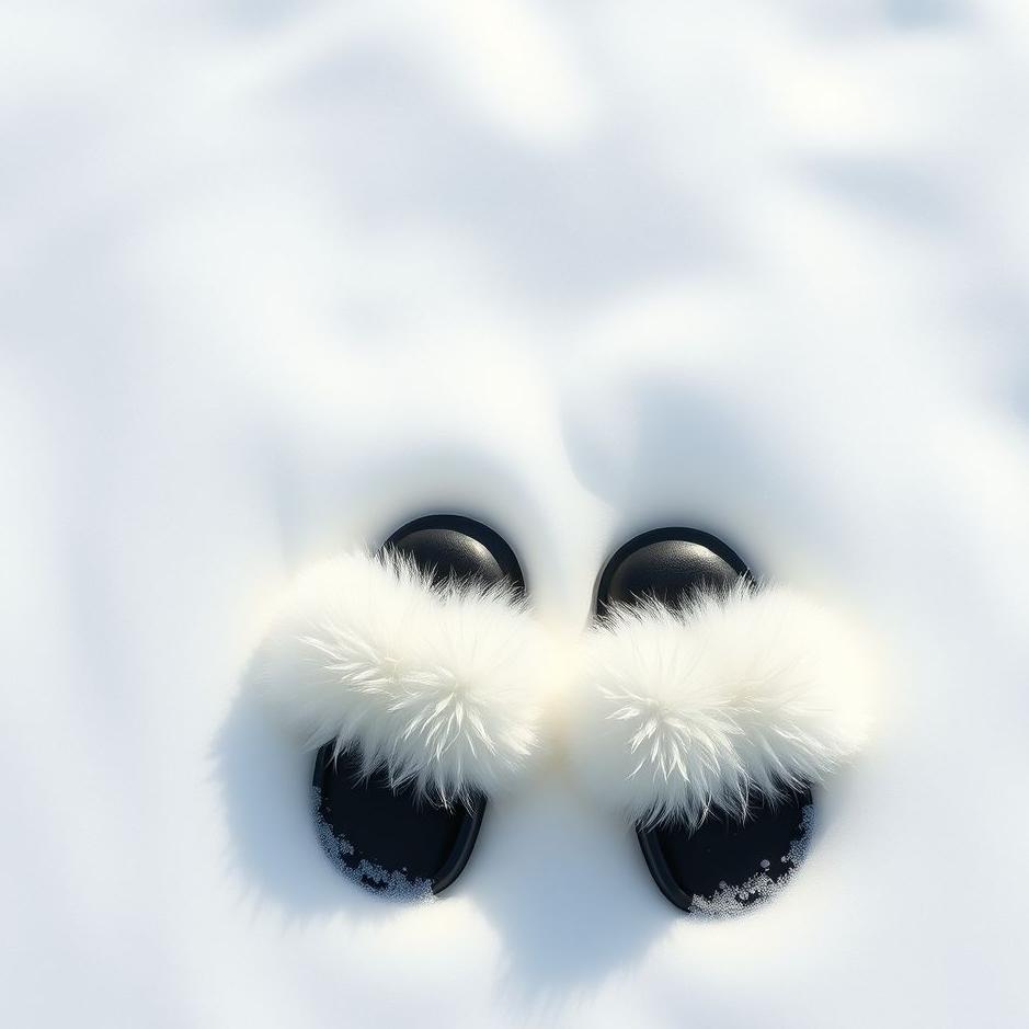 Dream : Black and white slippers in a dream