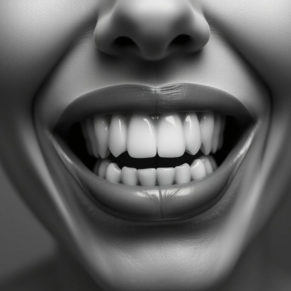 Dream : Black and white teeth in a dream