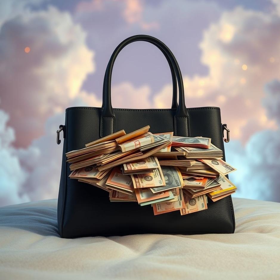 Dream : Black bag full of money in a dream