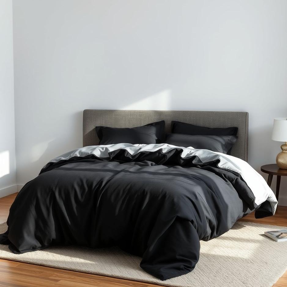 Dream : Black bedspread in a dream