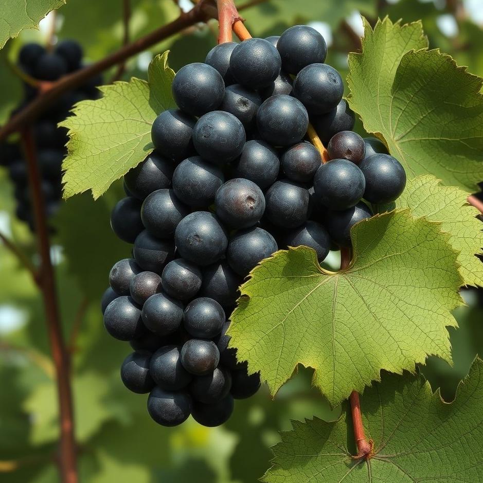 Dream : Black big grapes in a dream