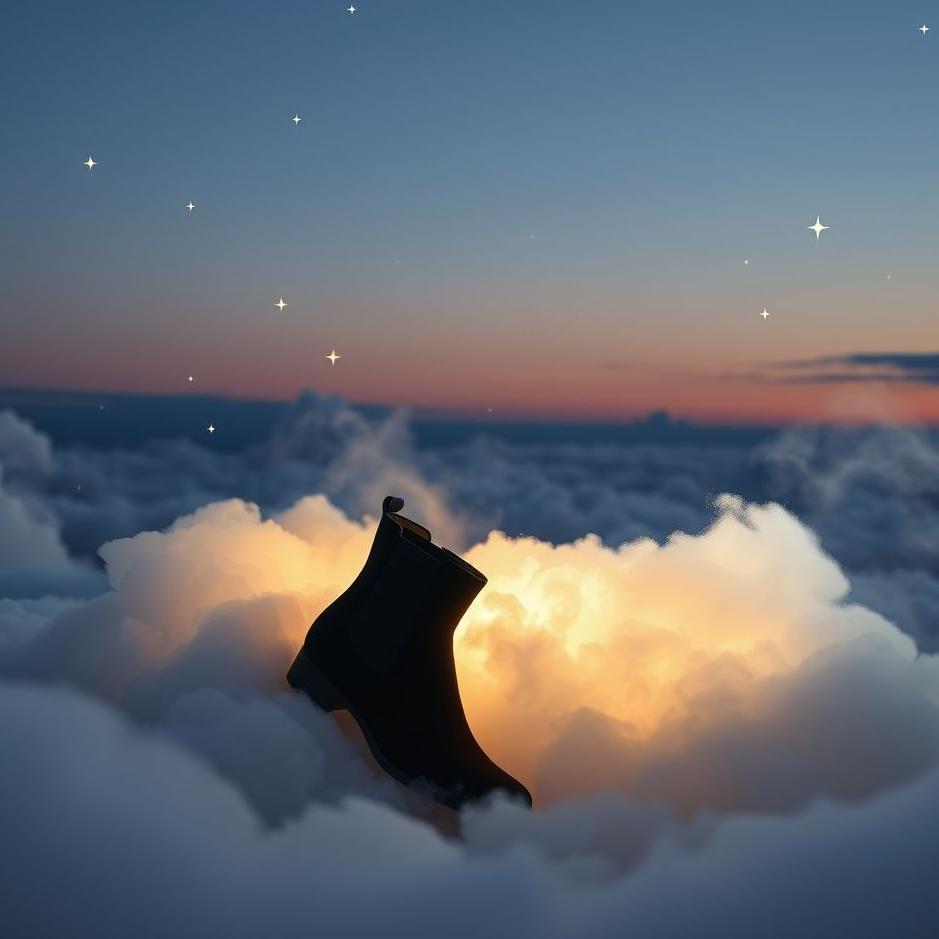 Dream : Black booties in a dream