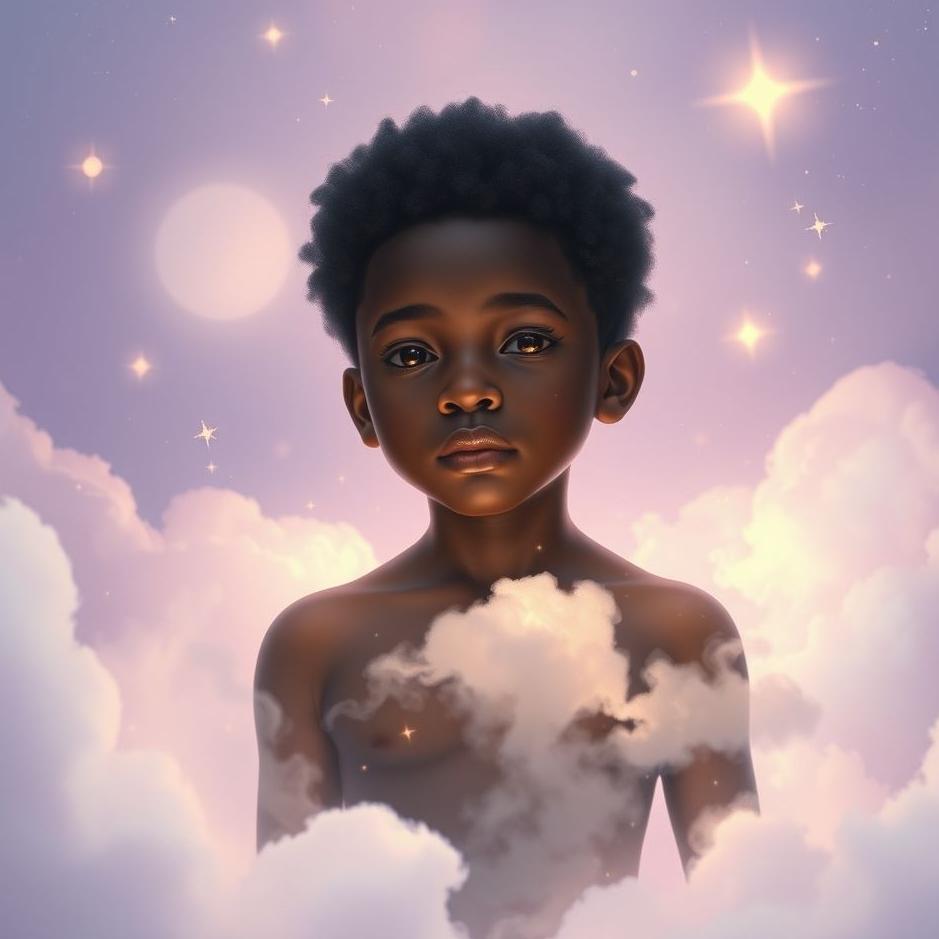 Dream : Black boy in a dream