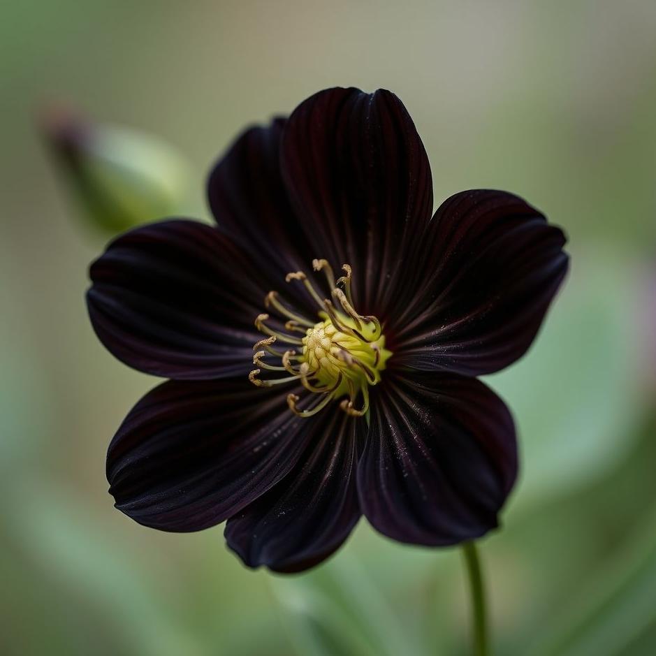 Dream : Black bridal flower in a dream
