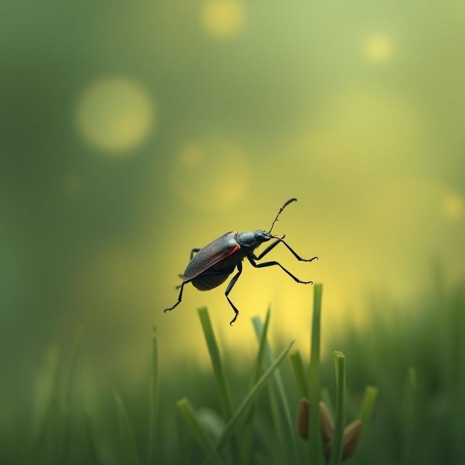 Dream : Black bug running away in a dream