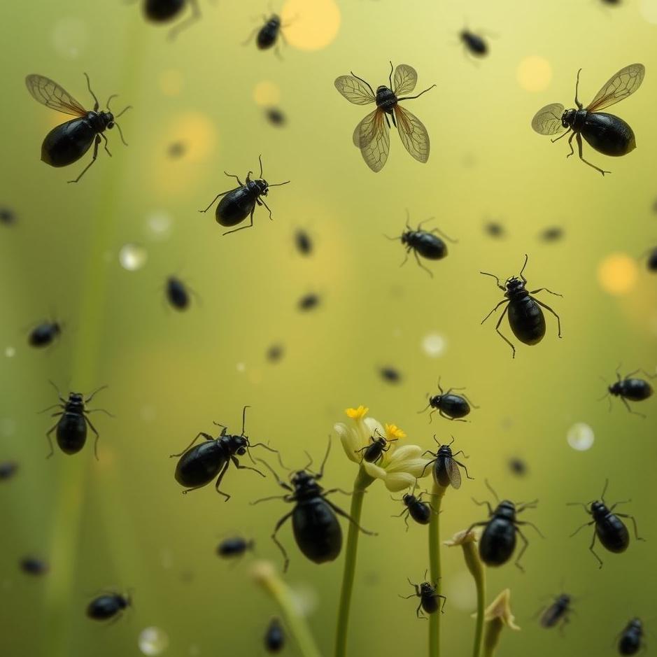 Dream : Black bugs everywhere in a dream