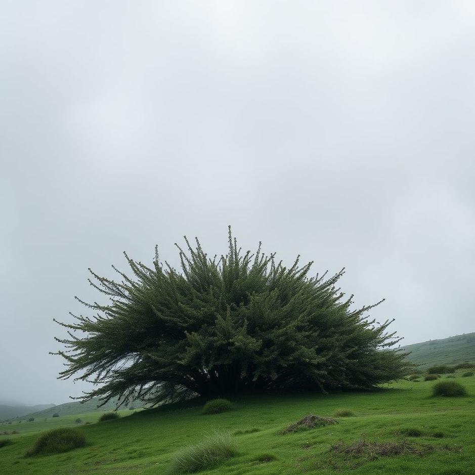 Dream : Black bush in a dream