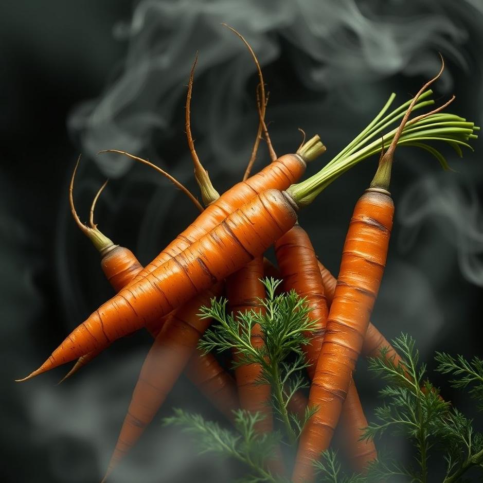 Dream : Black carrots in a dream