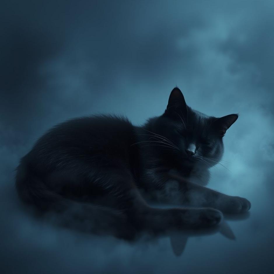 Dream : Black cat die in a dream