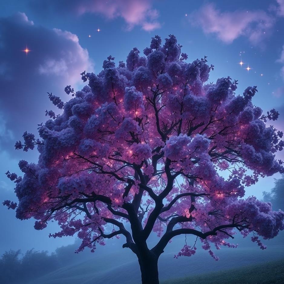 Dream : Black cherry tree in a dream