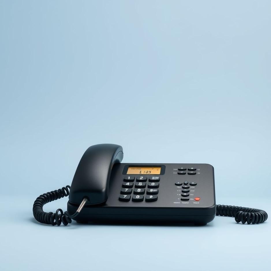 Dream : Black cordless phone in a dream