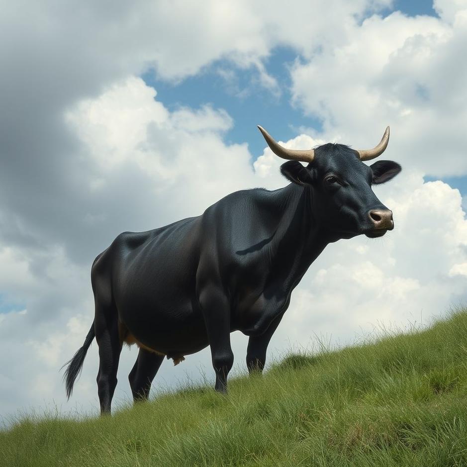 Dream : Black cow in a dream