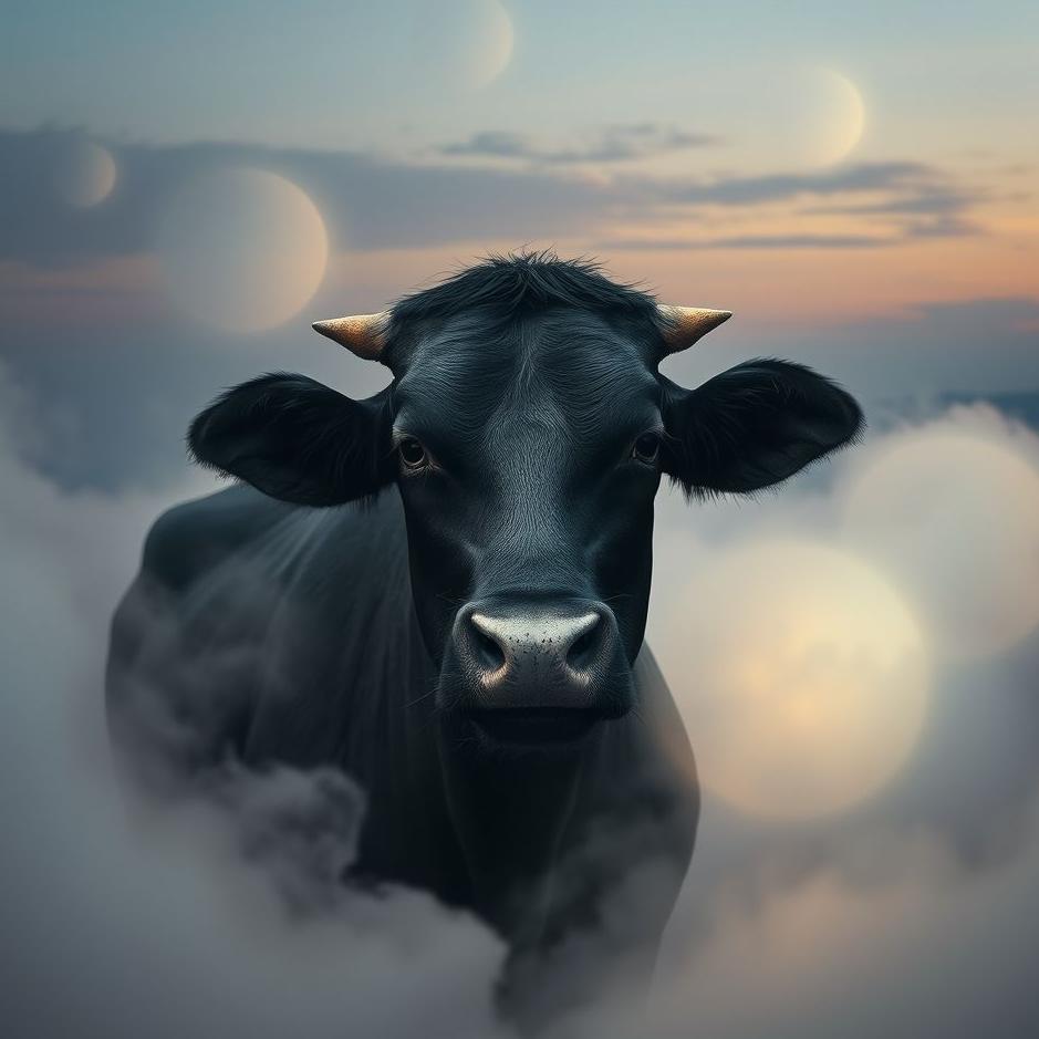 Dream : Black cow talking in a dream