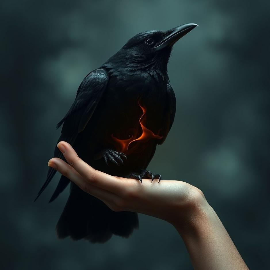 Dream : Black crow bite your hand in a dream