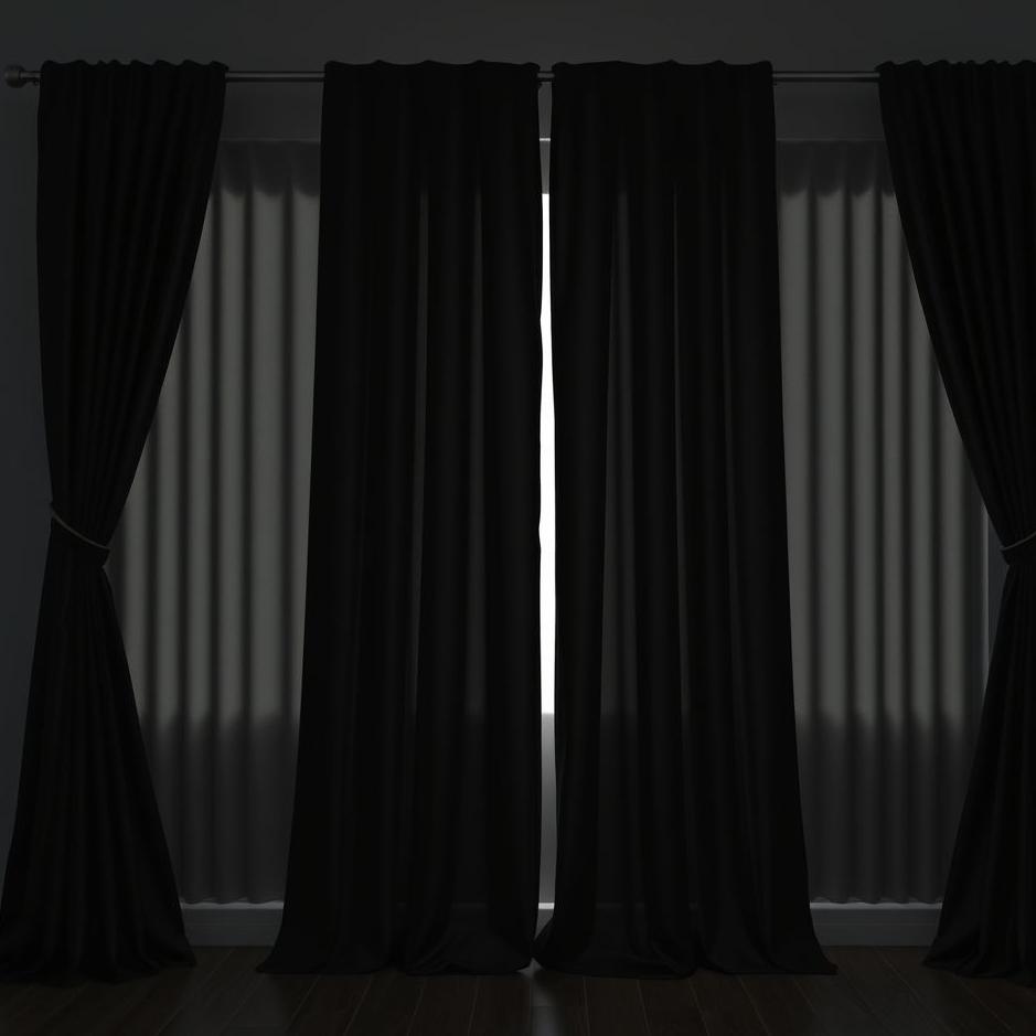 Dream : Black curtain in a dream