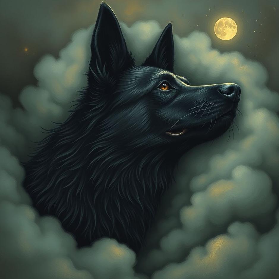 Dream : Black dog's head cut off in a dream