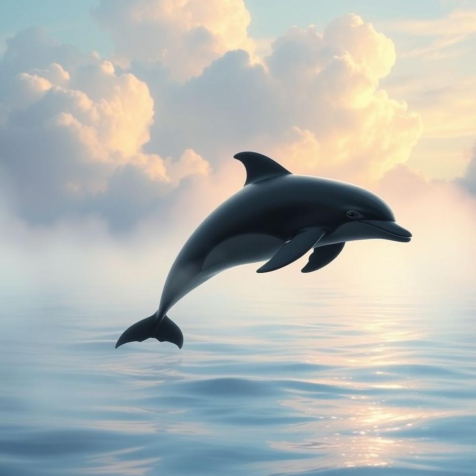 Dream : Black dolphin in a dream