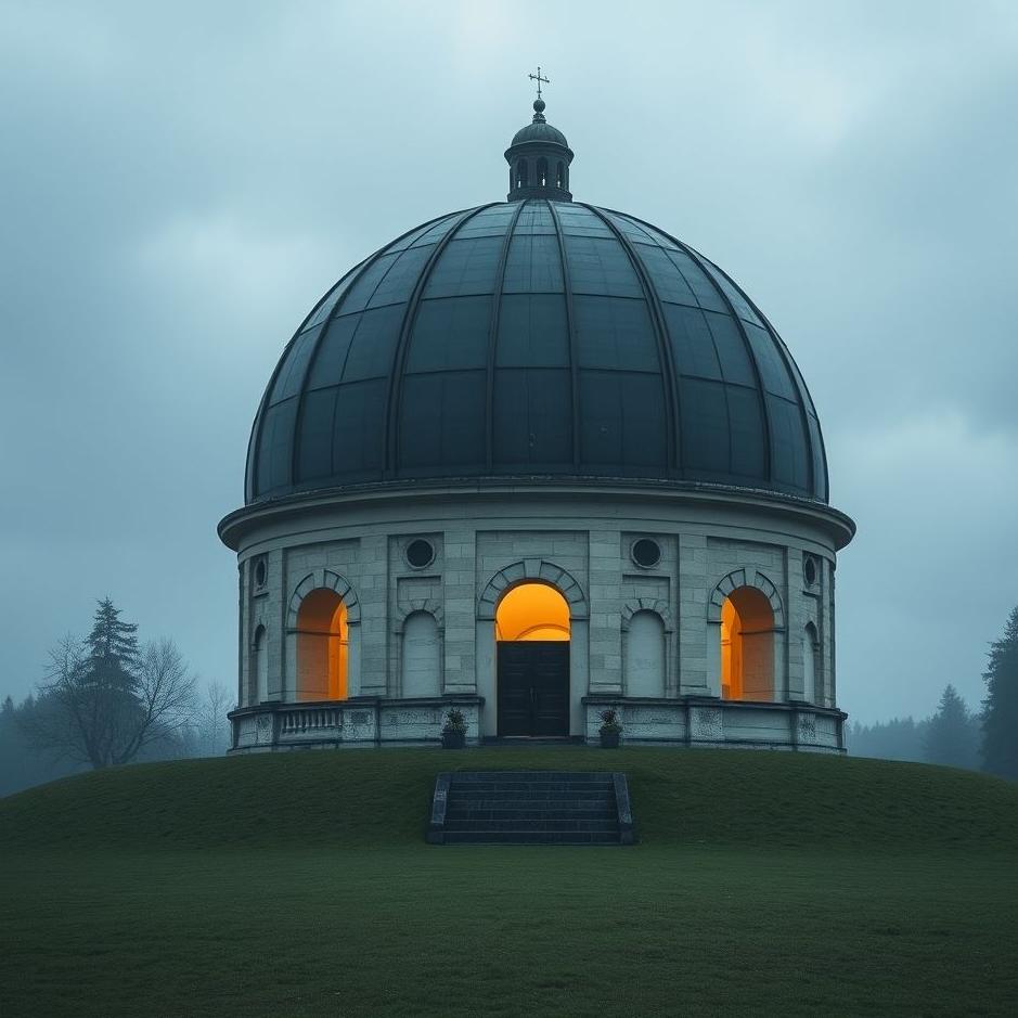 Dream : Black dome in a dream