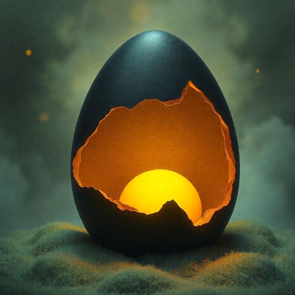 Dream : Black egg in a dream