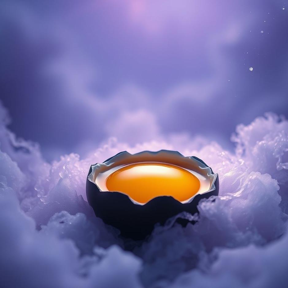 Dream : Black egg yolk in a dream