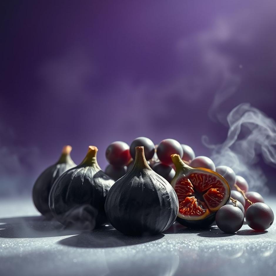 Dream : Black figs and grapes in a dream