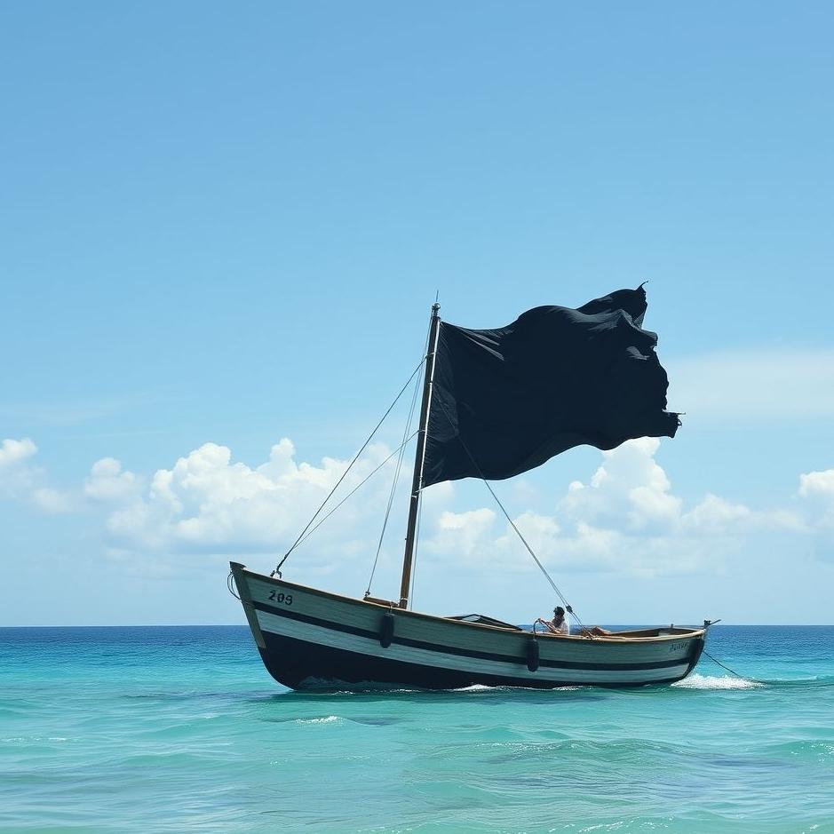 Dream : Black flag in a dream