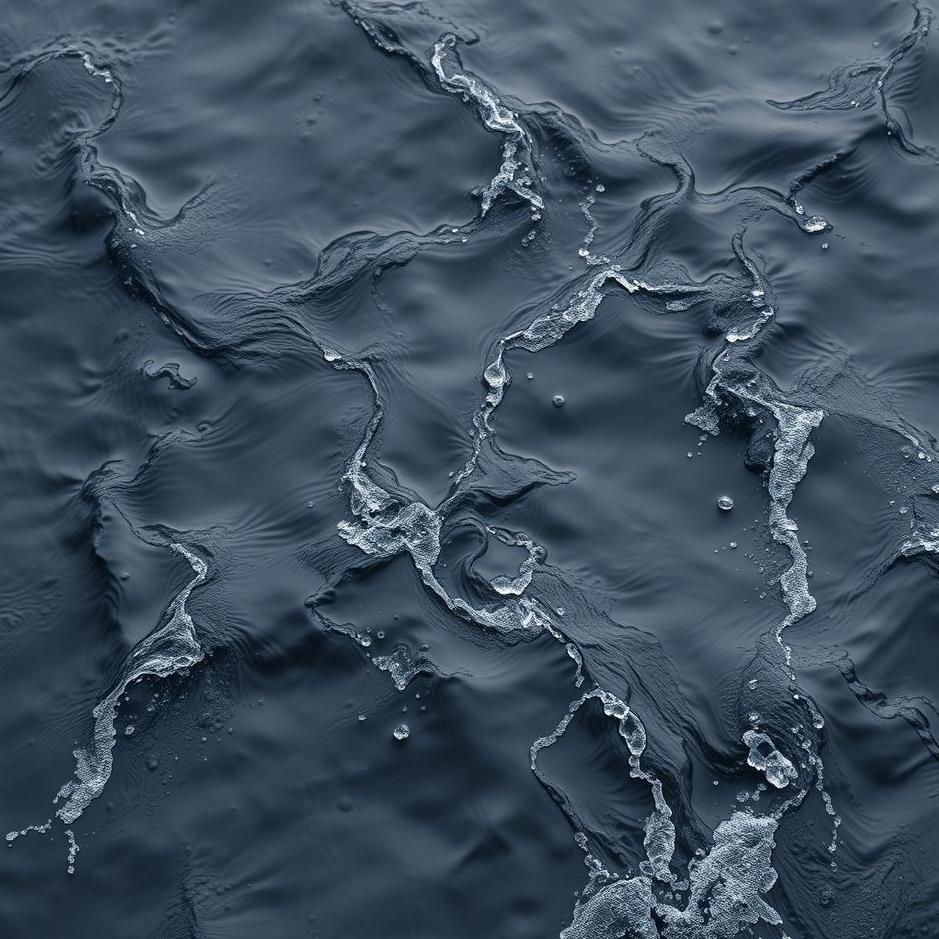 Dream : Black flowing water in a dream