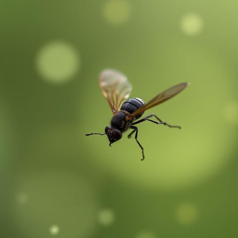 Dream : Black flying insect in a dream