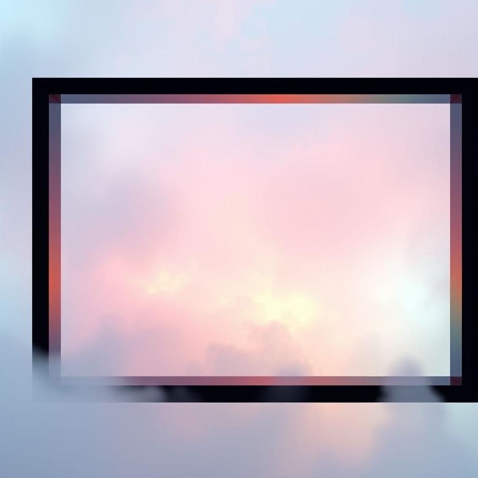 Dream : Black frame in a dream