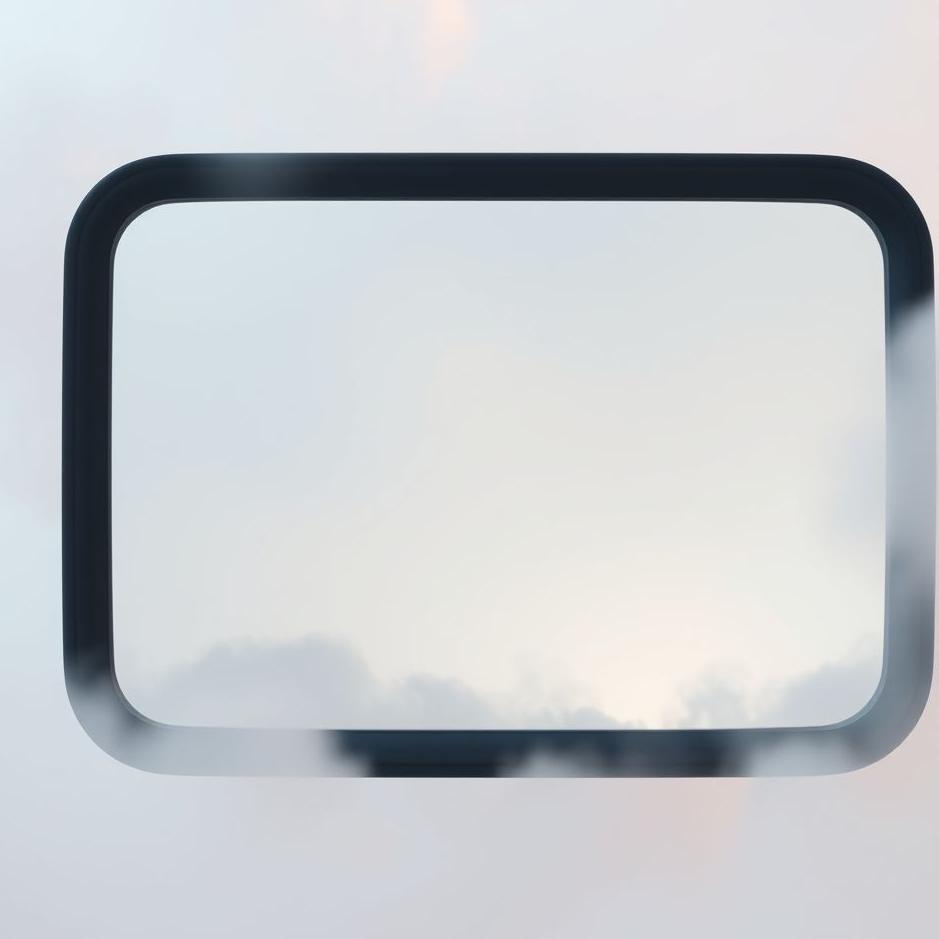 Dream : Black-framed mirror in a dream